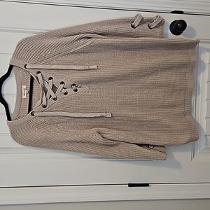 Tan Knit Oversized Sweater Size M/L